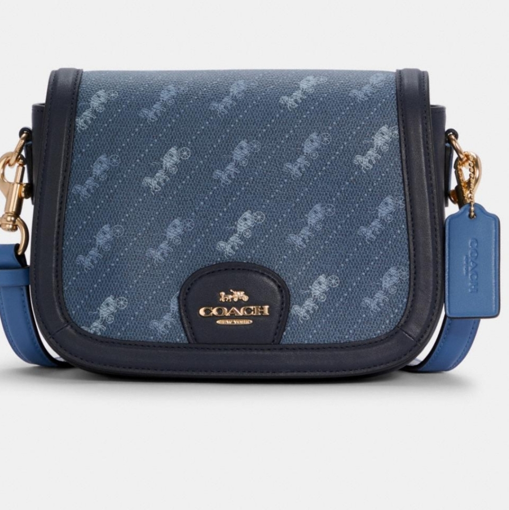 Coach original Baddle Bag With Horse And Carriage